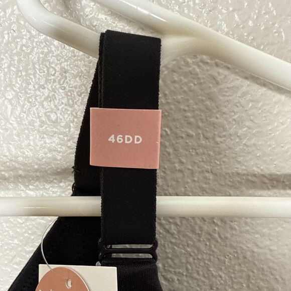 Cacique Lane Bryant 46 DD Lightly Lined No Wire Black Soft Cups NEW NWT - Picture 5 of 12